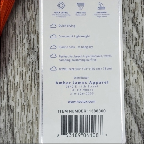 🌺RE-STOCKED HOUSE OF CLOUDS Microfiber Sand Free Quick Dry Beach Pool TowelsNWT - Picture 8 of 8